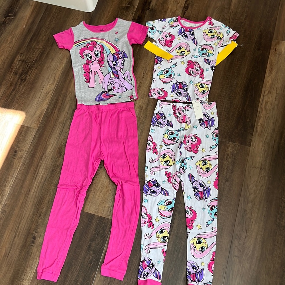 4 piece little pony pijamas